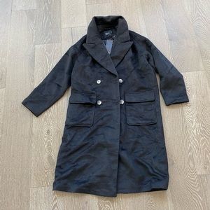 Nasty Gal Collection petite double breasted wool look coat